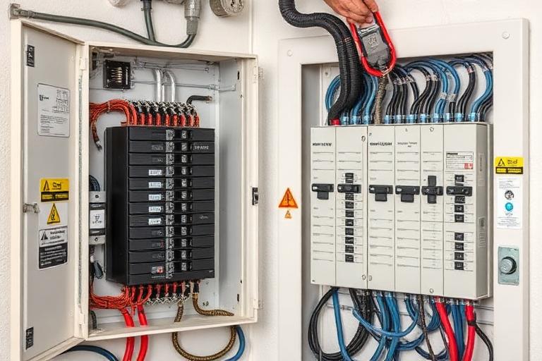 Sulakekaapin päivitys moderneihin automaattisulakkeisiin - uusi sähkökeskus