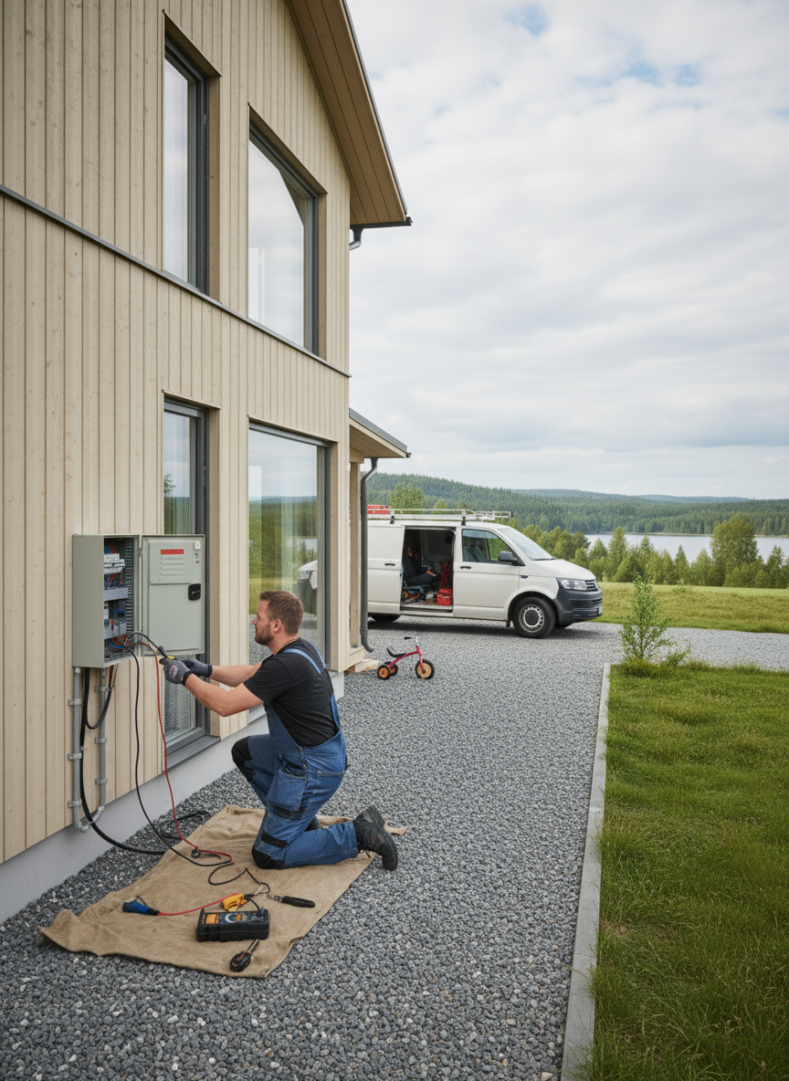Sähkösaneeraukset ja sähköremontit koteihin ja yrityksiin | Zatap - palvelukuva